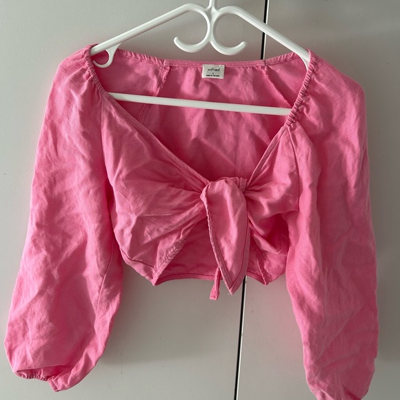 Aritzia Wilfred Venus Tie-Front Top - Picture 4 of 4